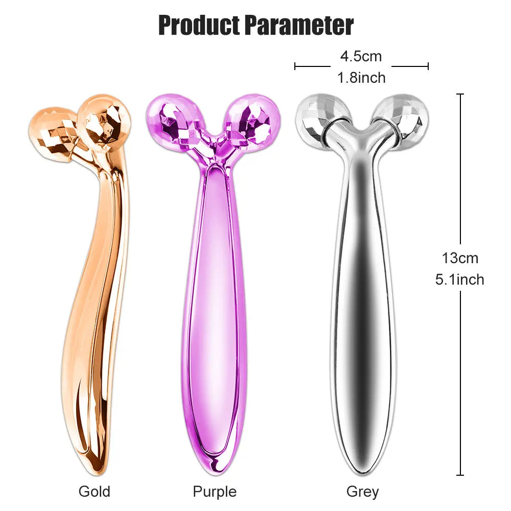 3D Face Roller Massager for Skin Lifting and V-Shape Face Contouring Body Shaping Massage Equipment Tidesmit