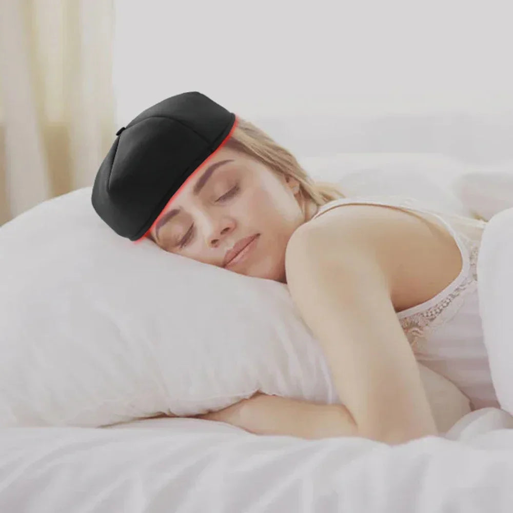 2024 New Red Light Therapy Cap Laser 660nm 830nm Red Near Infrared Hair Regrowth Hat Hair Loss Treatment Helmet Scalp Massager