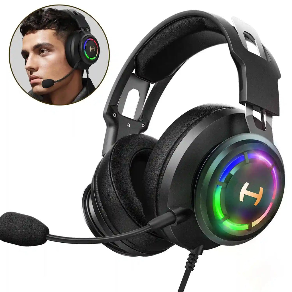 Gaming Headset 7.1 Surround Sound with Noise Canceling Microphone Default Title Tidesmit