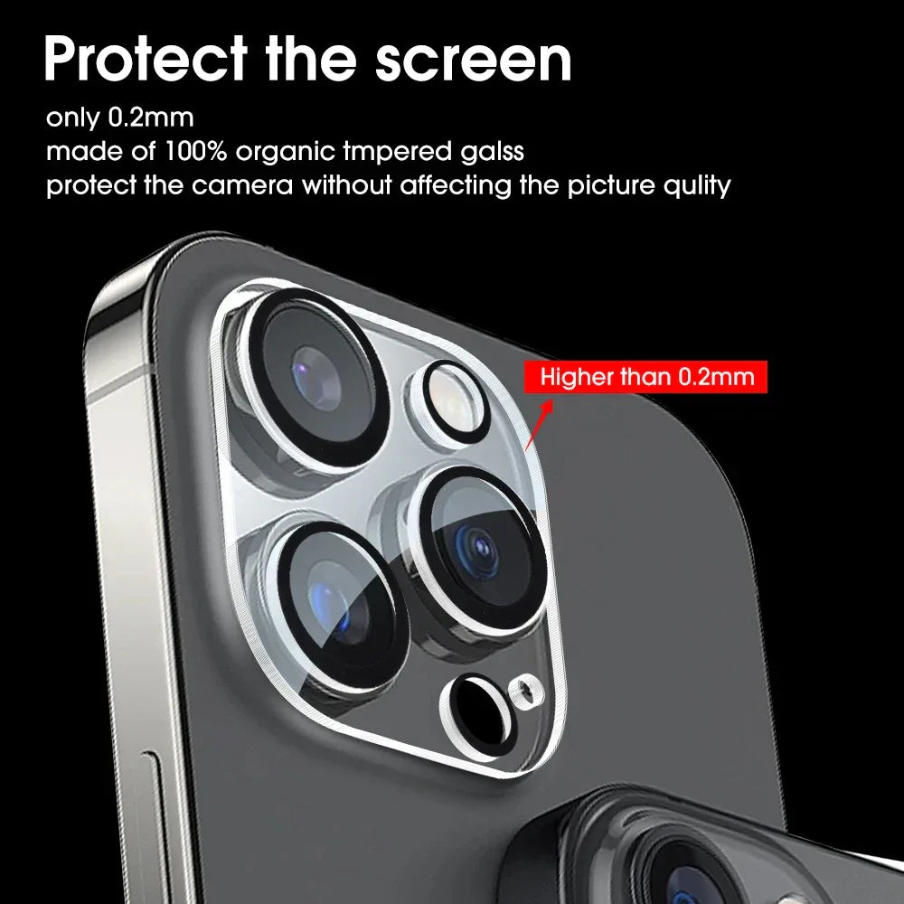 iPhone Camera Lens Protector: 9H Tempered Glass for iPhone 13-16 Tidesmit