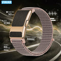 VWAR FLOW ECG Smart Fitness Bracelet Heart Rate Blood Oxygen Sleep Monitor Body Temperature Stress Tracker Women Men Health Band