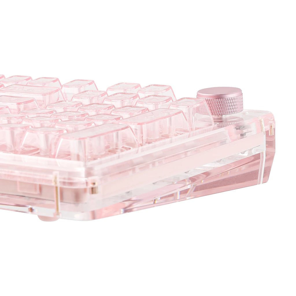 KiiBOOM Phantom 98 98-key Hot-swappable Wired/Bluetooth5.0/2.4GHz Wireless Acrylic Gasket Mechanical Keyboard