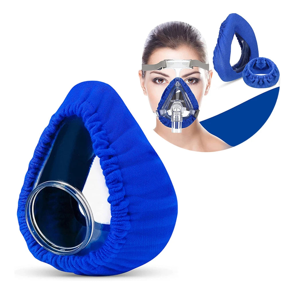 CPAP Mask Liners for Full Face Masks Moisture Wicking, Pressure Reducing, Comfort Enhancing,Washable,Cotton Cover