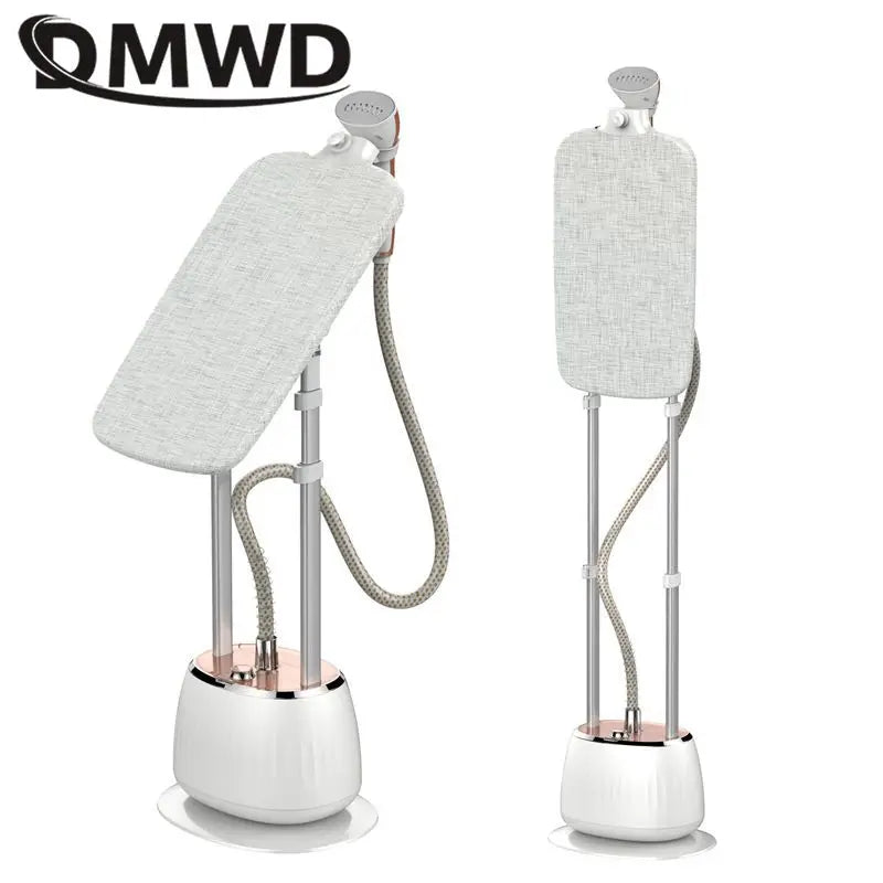 Tidesmit 1.8KW Vertical Garment Steamer with 10 gear settings, 1.6L tank, and adjustable ironing board
