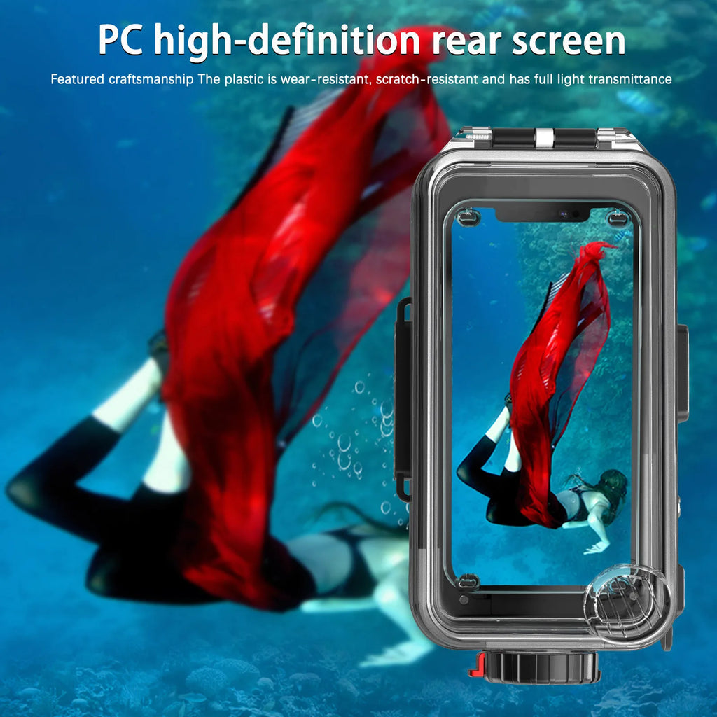 Universal Waterproof Phone Case - 40M Professional Diving Housing Tidesmit