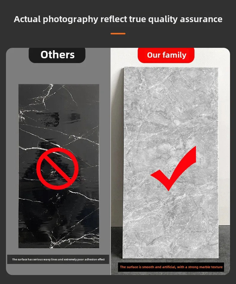 Self adhesive imitation ceramic tile imitation marble sanitary kitchen wall decoration waterproof and moisture-proof stickers