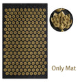 Acupressure Massage Mat for Back and Neck Pain Relief - Tidesmit Back Massage Instrument Mat Gold Tidesmit