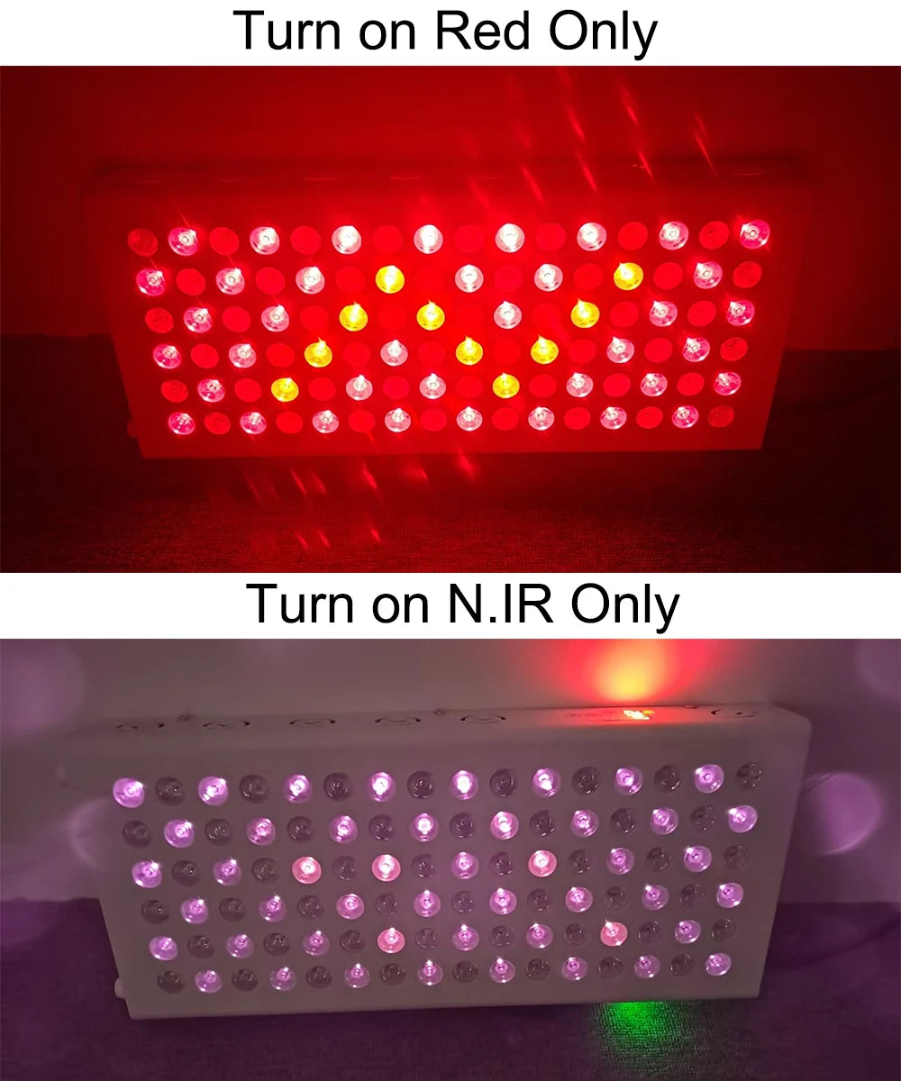 LED Red Light Therapy Panel Full Body 630nm 660nm 810nm 830nm 850nm Near Infrared Lamp Therapy Device P300 P500 P900 P1500 P2000