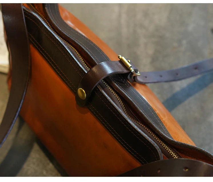 PNDME vintage high-quality first layer cowhide women shoulder bag outdoor travel designer handmade genuine leather underarm bag