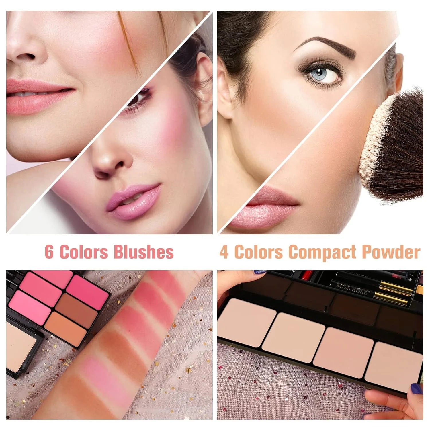 Tidesmit Color Spirit professional face makeup complete set showing palette texture and artist tool collection