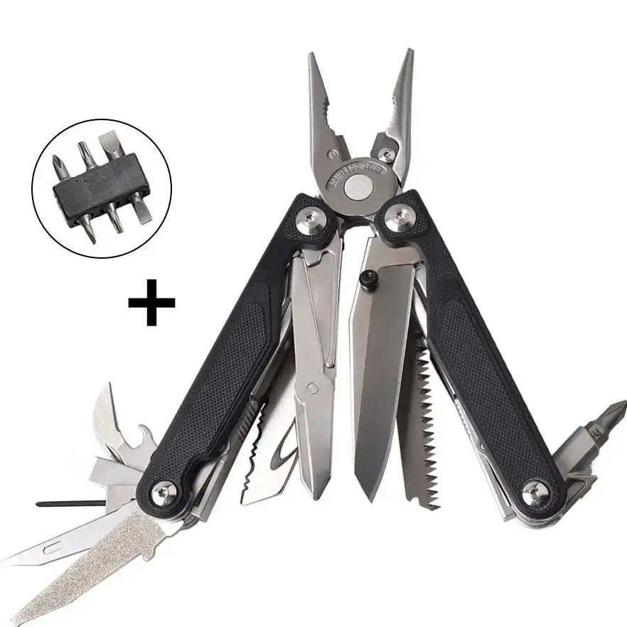 Daicamping DL7 Titanium G10 Stainless Handle Outdoor Camping Folding EDC Multi Tools Pliers Hand Tools Set Multi-tools Kit