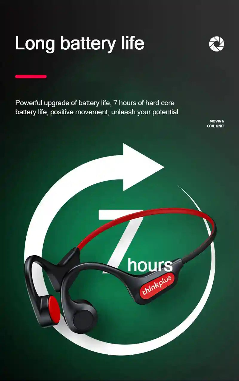 Tidesmit Bone Conduction Wireless Headphones - Bluetooth 5.3 Waterproof Tidesmit