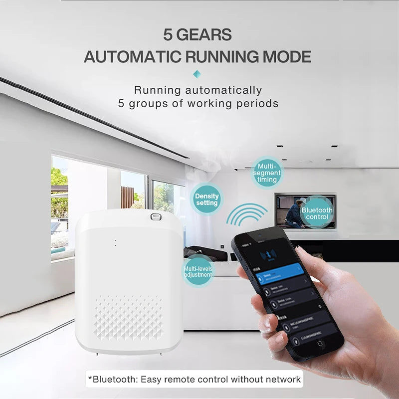 Hotel Collection Diffuser Bluetooth App Control Smart Scent Air Machine For Home 400ML Waterless Essential Oil Aroma Diffuser