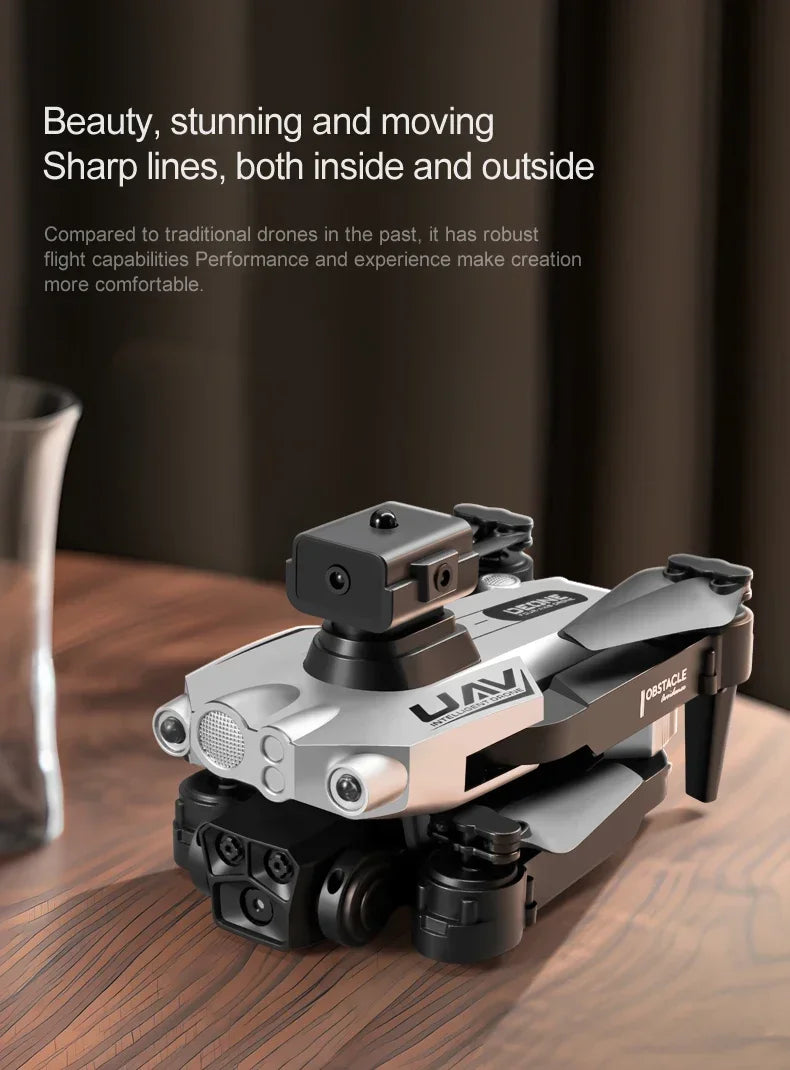 8K GPS Drone with Triple Camera - Obstacle Avoidance & Foldable Design Tidesmit