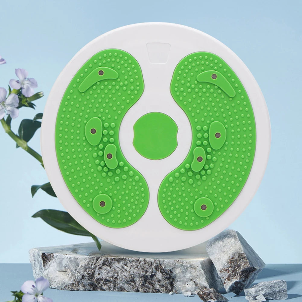 Waist Twisting Disc with Resistance Bands & Magnetic Foot Massage Body Shaping Massage Equipment Tidesmit