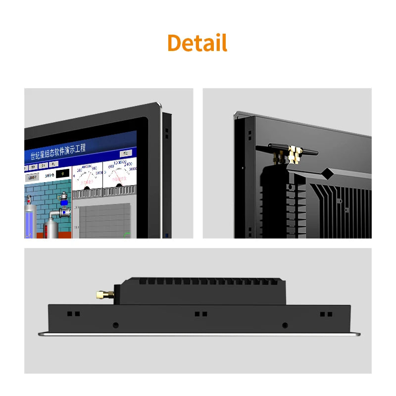 15 inch Industrial Touch Panel PC IP65 Waterproof I5-6200U 8+128G Win11 Touchable Computer Embedded Touch Screen