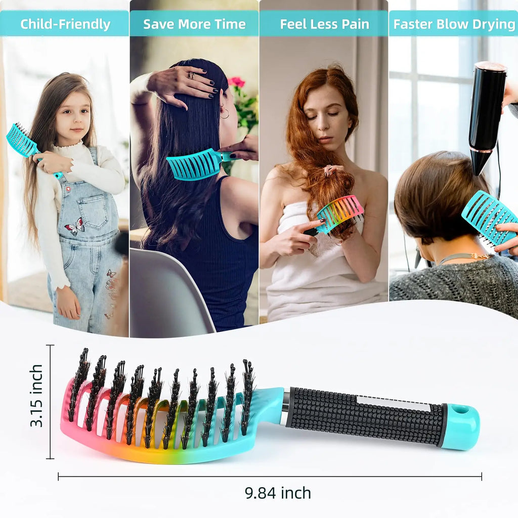 Massage Hair Comb for Scalp Care & Detangling - Tidesmit Gold Edition Massage Chairs Tidesmit