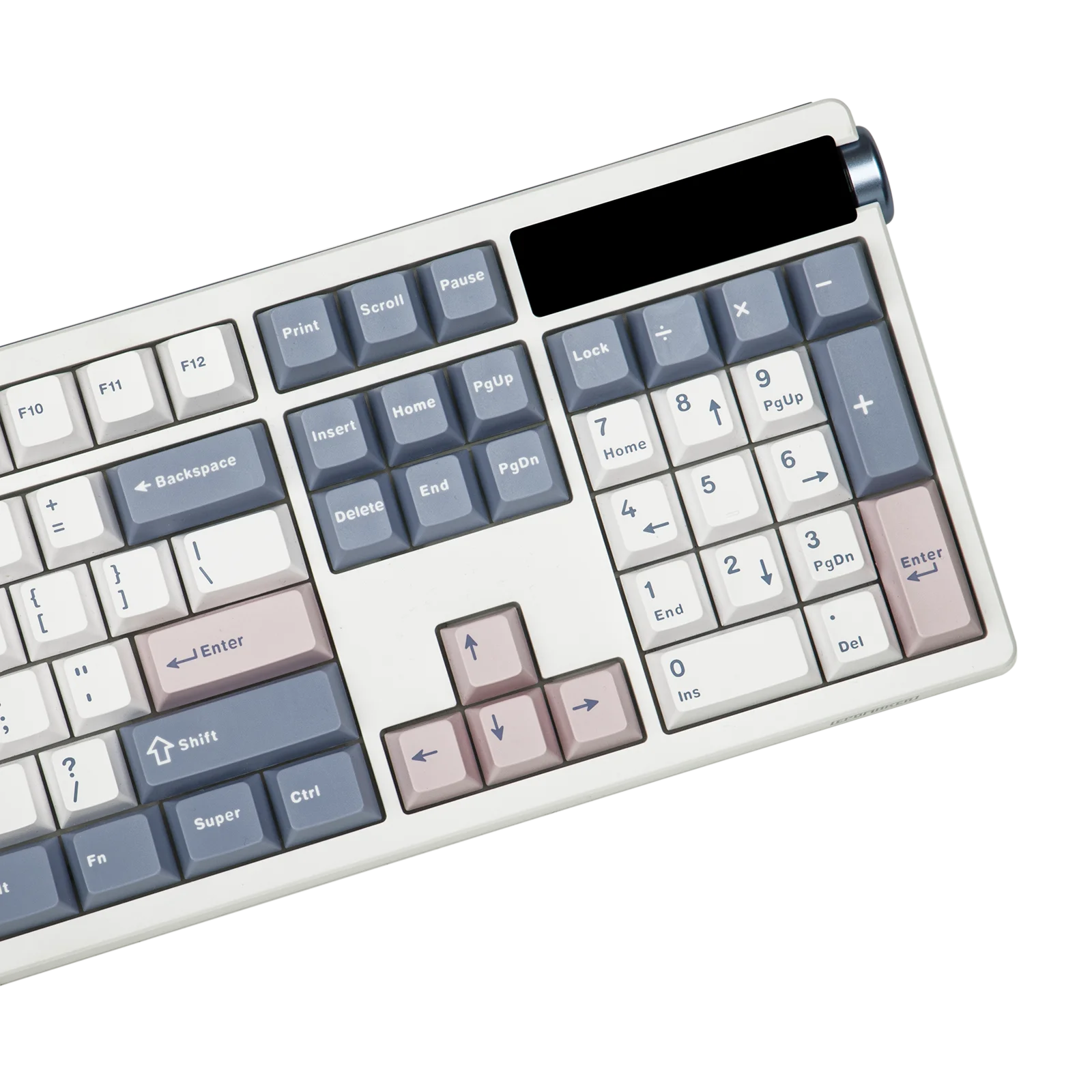EPOMAKER TH108 PRO 100% Full-Sized Gasket-Mounted Wired/BT/2.4Ghz Wireless Mechanical Keyboard with Screen & Knob RGB Backlight