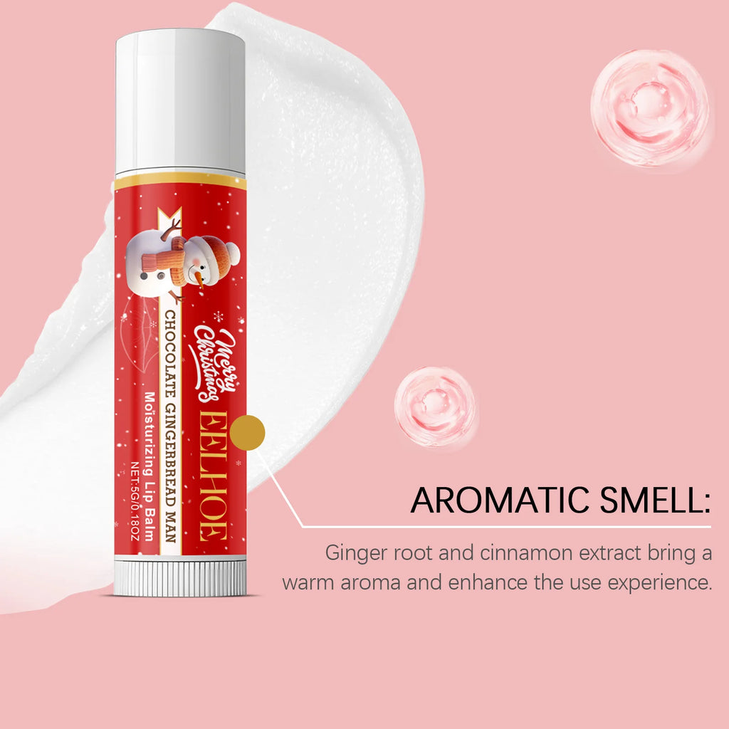 Christmas Lip Balm Set - Moisturizing Lip Care Treatment by Tidesmit Lip Care Tidesmit
