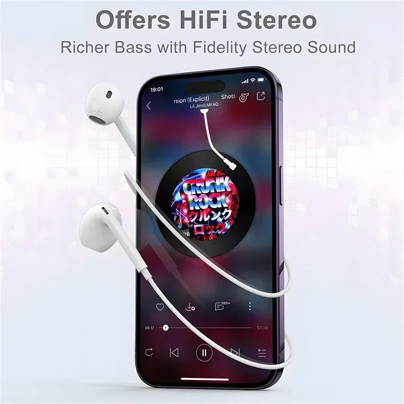 USB C Wired Earbuds with Microphone for Android Phones by Tidesmit Tidesmit