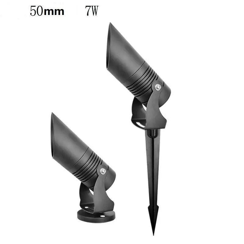 All Aluminum Outdoor LED Garden Lighting 3W 7W 12W 15W Spike Lawn Lamp Waterproof Lighting Garden Path Spotlights AC220V 12V 24V