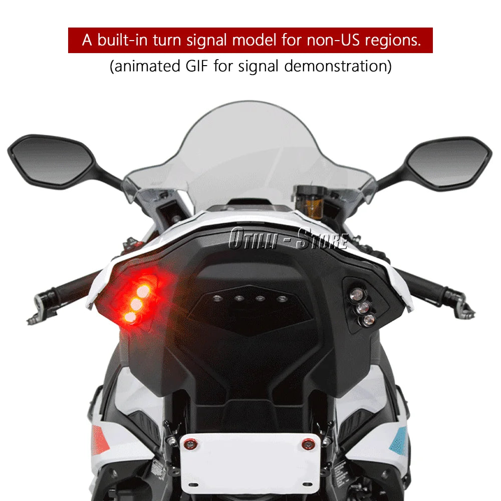 Motorcycle LED Integrated Tail Light Brake Turn Signal Light for BMW S1000RR S1000 RR S 1000 RR 2019-2026 Rear Light Accessories