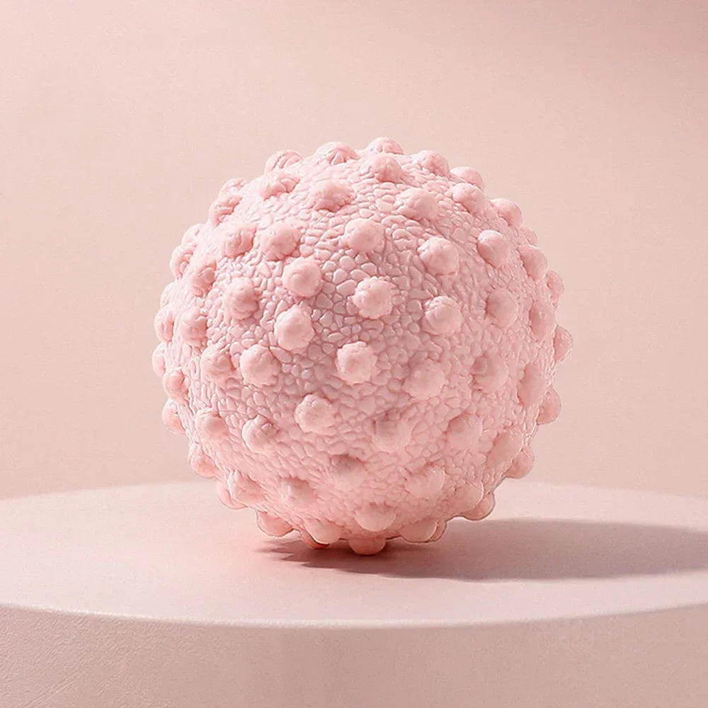 Fascia Massage Ball - Trigger Point Therapy Tool for Stress Relief Relaxation Treatment Pink Tidesmit