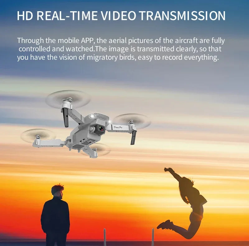 4K Foldable Camera Drone with Obstacle Avoidance | Tidesmit Tidesmit