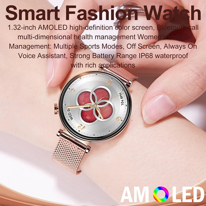 2026 New For Original Watch Mini Women Smartwatch GPS motion trail NFC 466*466 HD Full screen touch Ladies Smartwatch