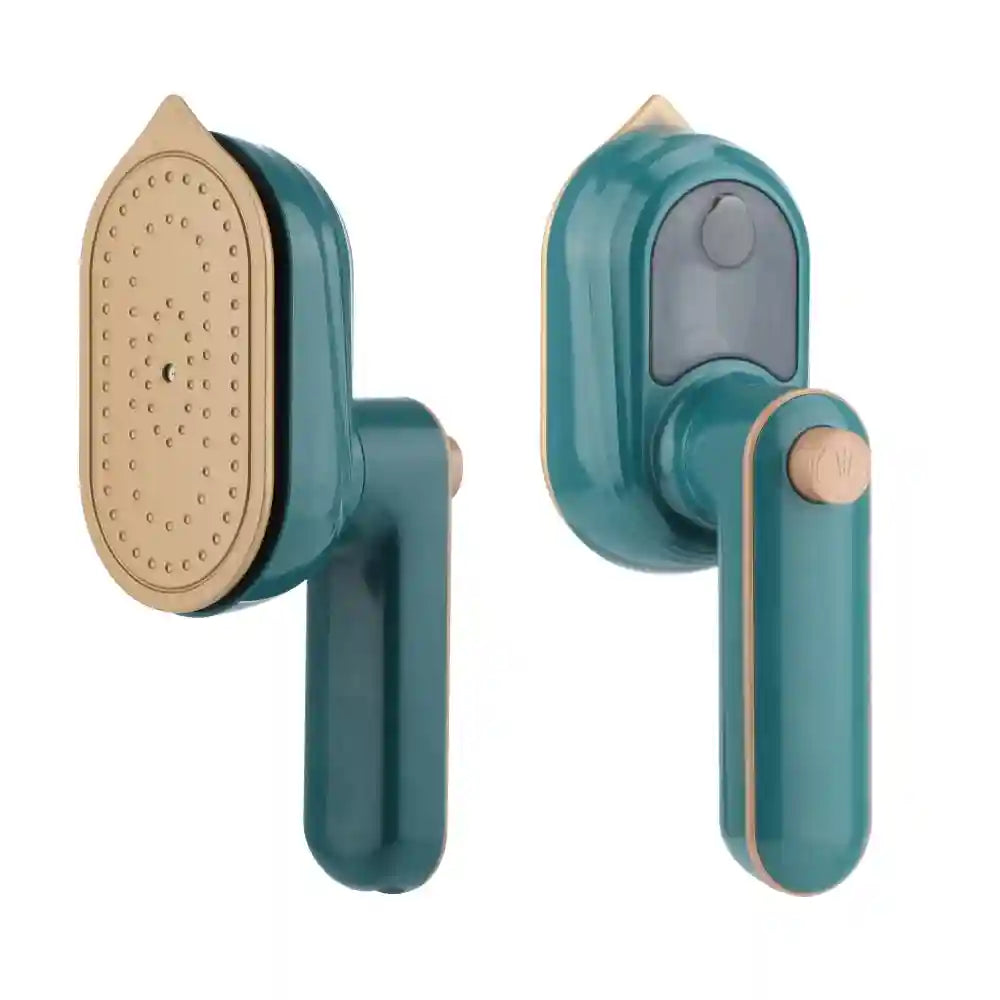 Tidesmit portable handheld garment steamer for wet and dry ironing of clothes, home and travel use, angle view