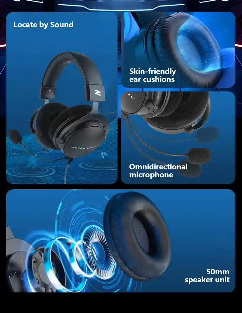 Studio Monitor Over-Ear Headphones - W550x Professional Audio Tidesmit
