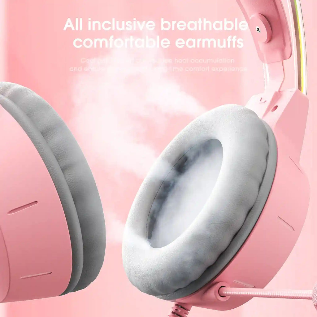 Gaming Headset with Mic - Wired Over-Ear Headphones for PC & Console Tidesmit
