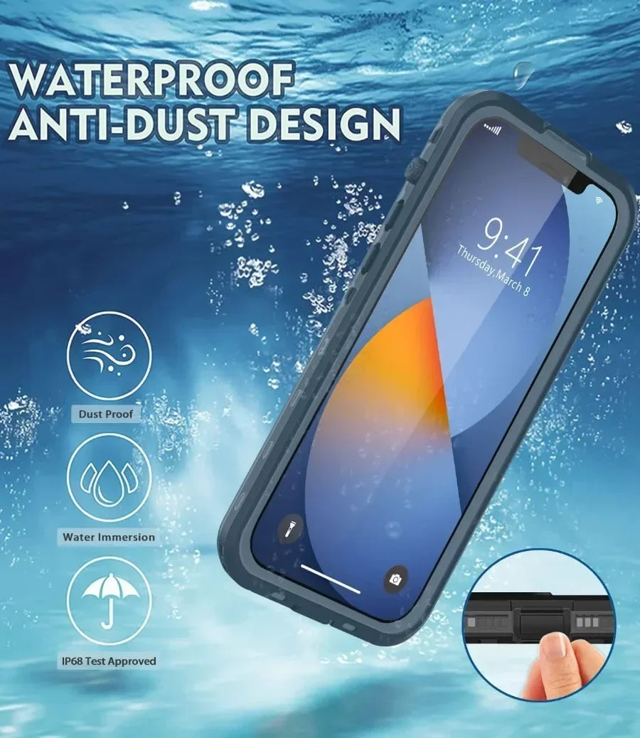 iPhone 16 Pro Max Waterproof Case: Military-Grade Shockproof Protection Tidesmit