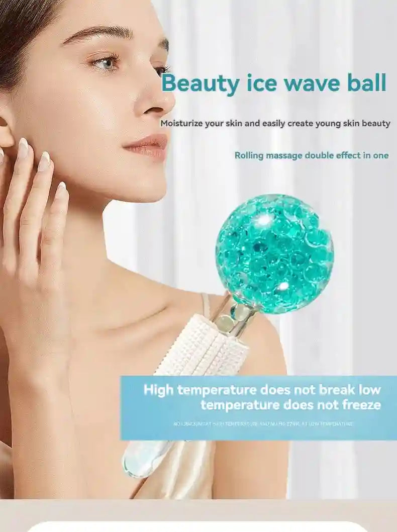 Ice Globes Cooling Facial Massage Roller - Professional Skin Care Eye Massage Instrument Tidesmit