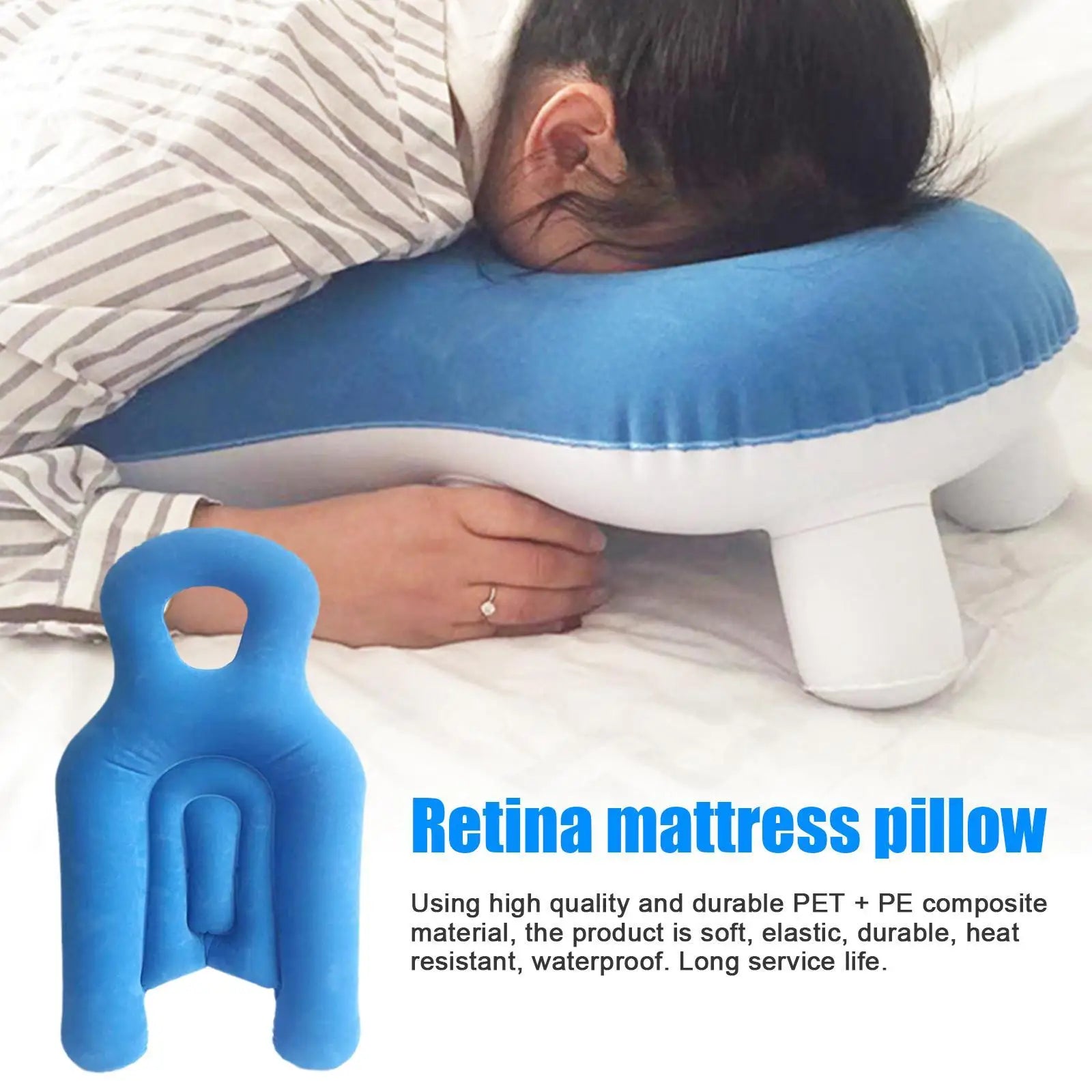 Face Down Pillow for Eye Surgery Recovery | Adjustable Inflatable Support Relaxation Treatment Default Title Tidesmit