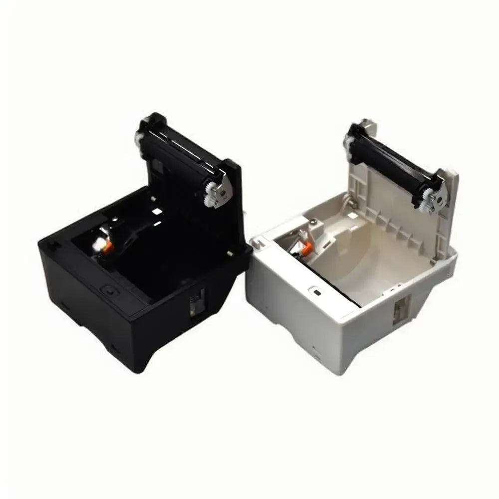 58mm Embedded Thermal Label & Receipt Barcode Printer Black and White Panel Serial Printer Module with Serial Auto Cutter