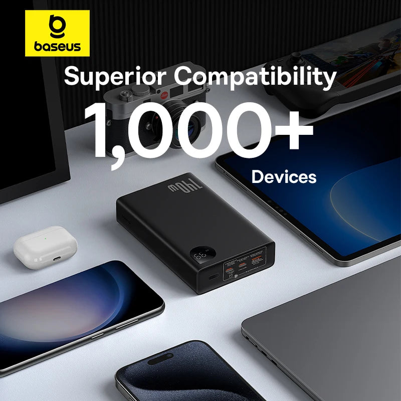 Tidesmit 140W Fast Charging Power Bank - 24000mAh High Capacity Battery Tidesmit