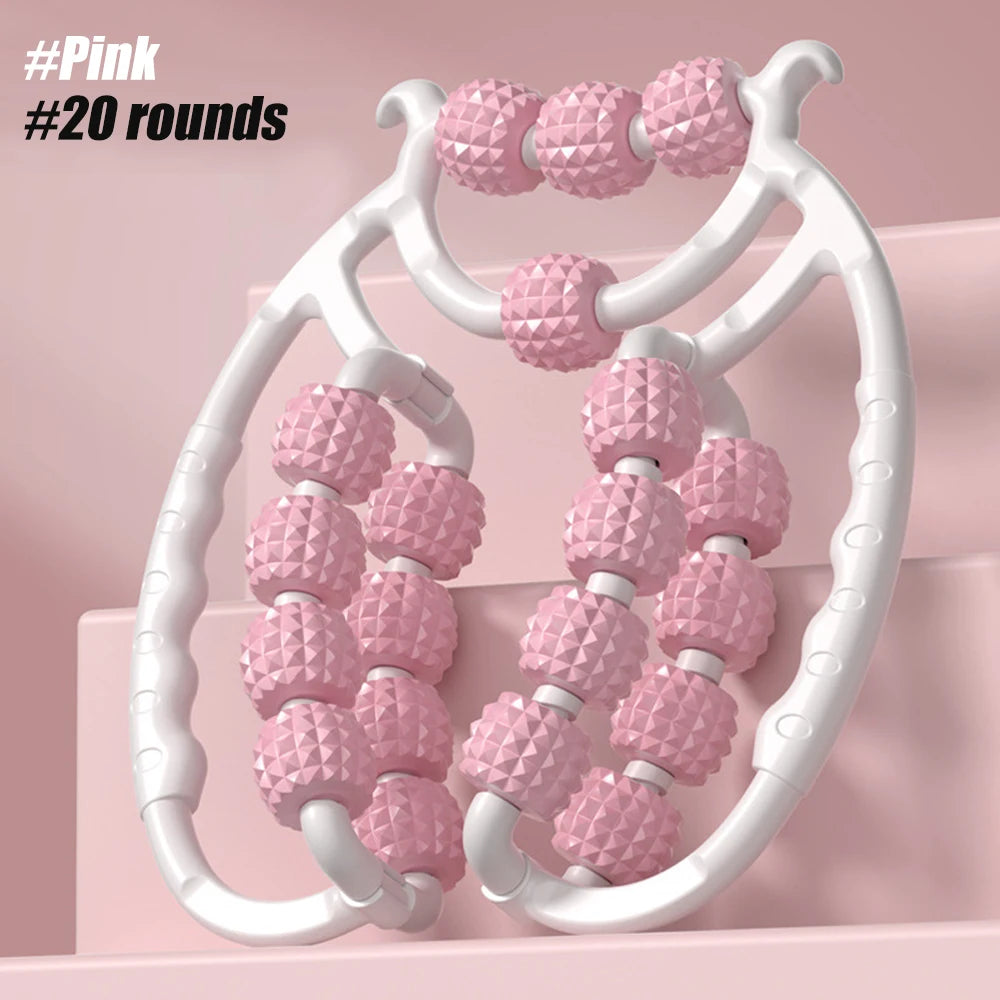 Trigger Point Massage Roller Stick for Deep Tissue Muscle Recovery Body Shaping Massage Equipment pink-20 Tidesmit
