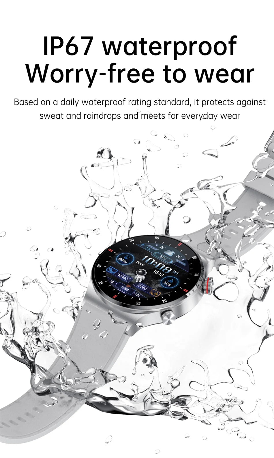 GPS ECG+PPG Bluetooth Call Smart Watch Men 2026 Sports Bracelet NFC Waterproof Custom Watch Face Men SmartWatch For IOS Android
