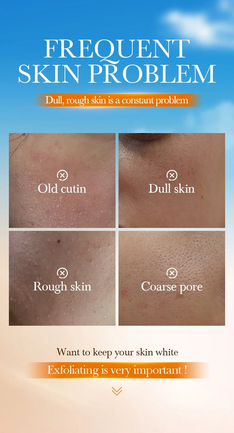 Orange Exfoliating Gel Facial Scrub for Pore and Blackhead Care Scrubs Treatments Tidesmit