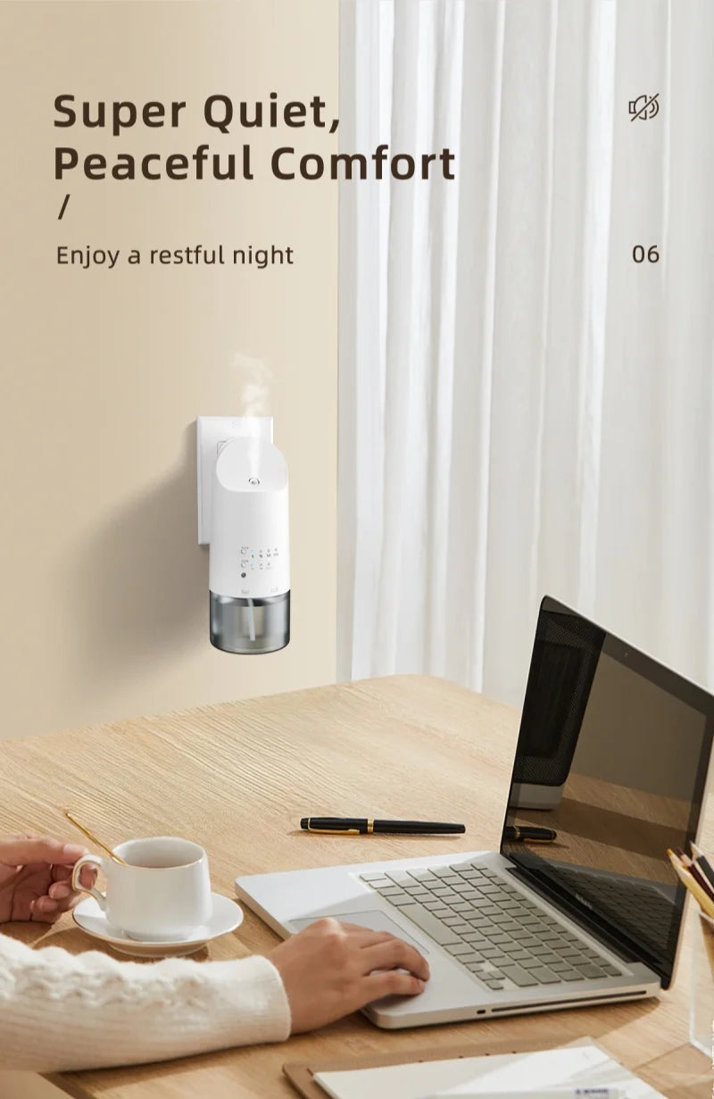 Plug in Waterless Aroma Diffuser Hotel Frangrance Diffuser And Essential Oils Atomizing Efficienc Home Air Freshener