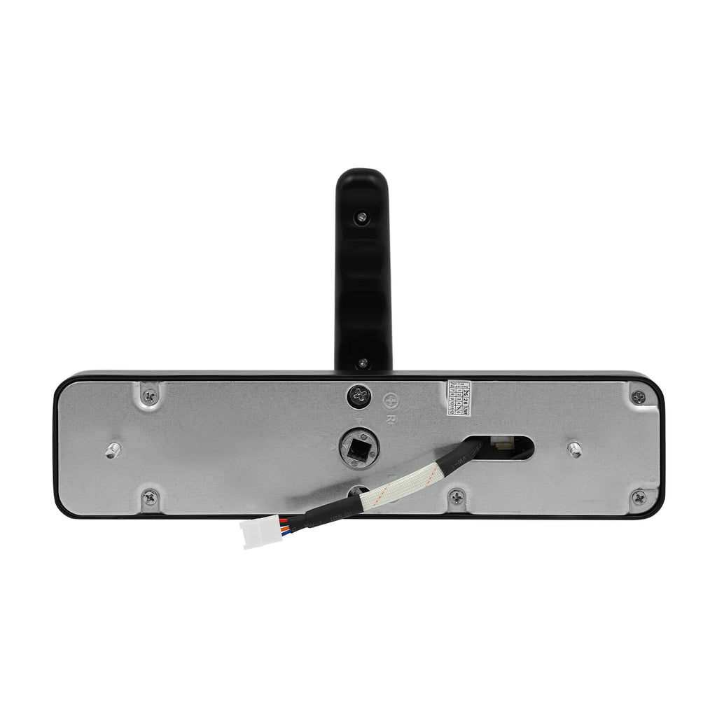 Smart Door Lock Fingerprint Password WiFi TUYA APP Electronic Keypad Lock with 180° Rotatable Handle 50 Fingerprints 100 Passwords Capacity Aluminum Alloy for Home Hotel Office Indoor Outdoor
