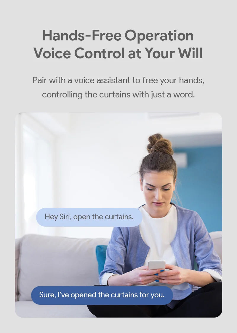 Zigbee Curtain Robot Smart Controller - Voice & App Control for Smart Homes Tidesmit