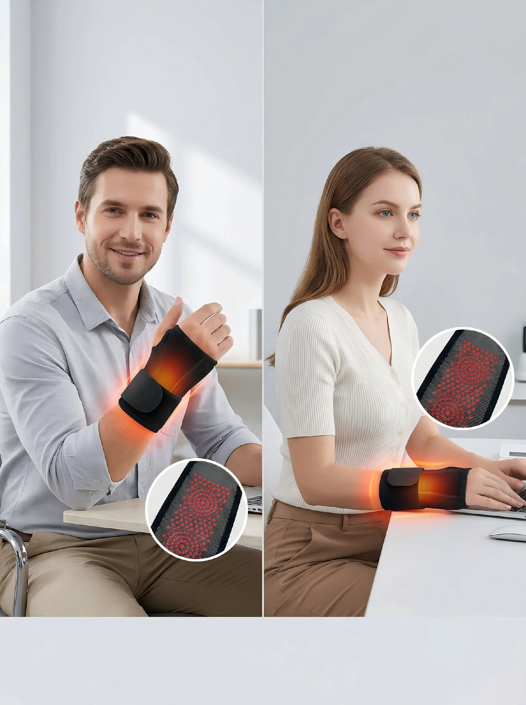 Adjustable Compression Wrist Support Brace Breathable & Comfortable Wrist Brace for Daily Wear Wrist Brace with Adjustable Strap