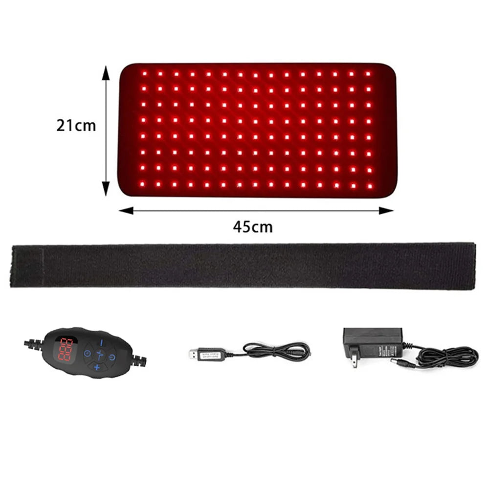 Red Light Therapy Belt: 120 LED Portable Wellness Device for Home Use Relaxation Treatment Tidesmit