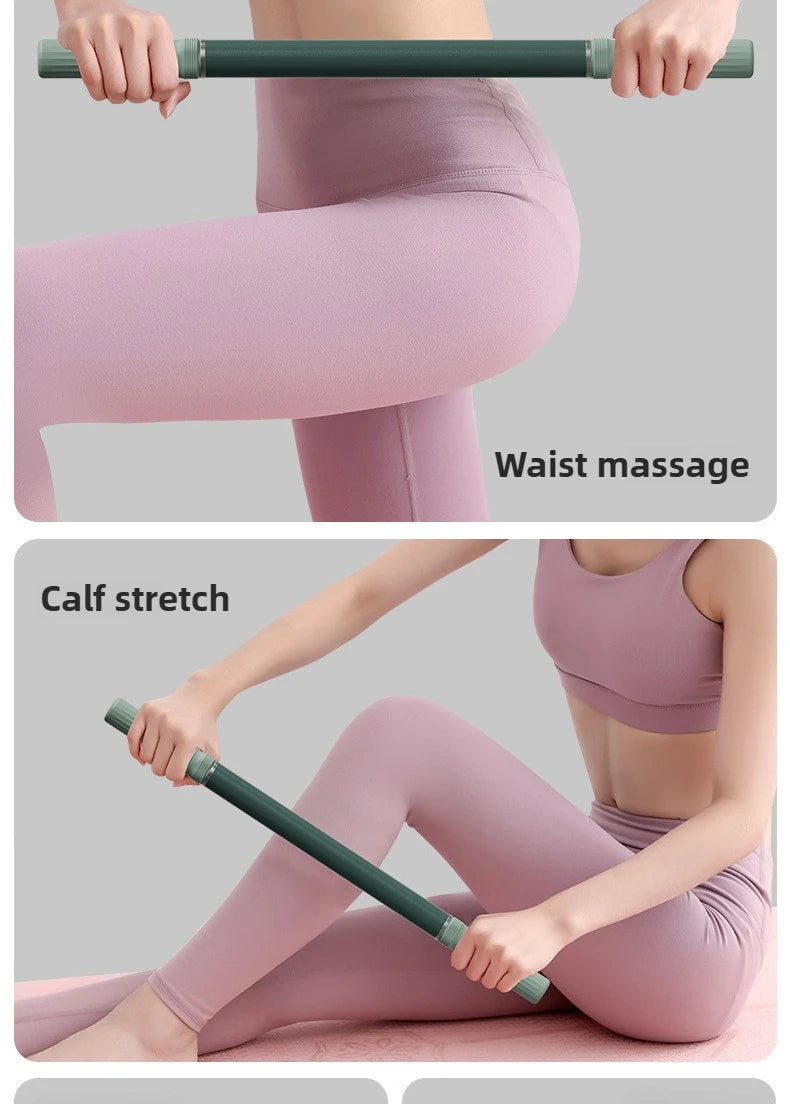 Fascia Massage Roller Stick for Deep Muscle Relief - Green/Purple Fascia Gun Tidesmit