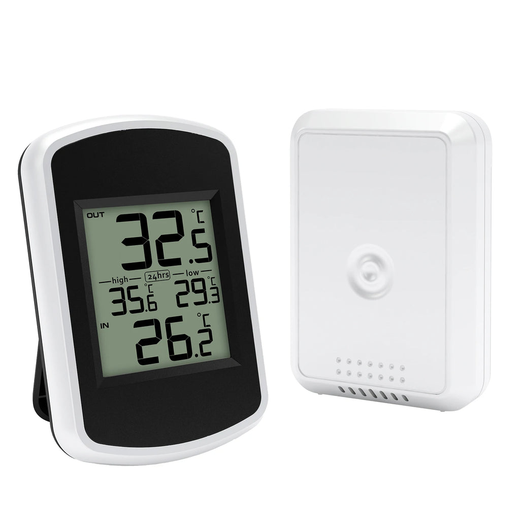 Wireless Indoor Outdoor Thermometer Digital Indoor Outdoor Temperature Monitor Suitable for Greenhouse and Home Room