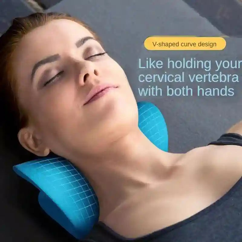 Cervical Neck Stretcher Pillow for Pain Relief and Spinal Alignment Massage Cushion Tidesmit