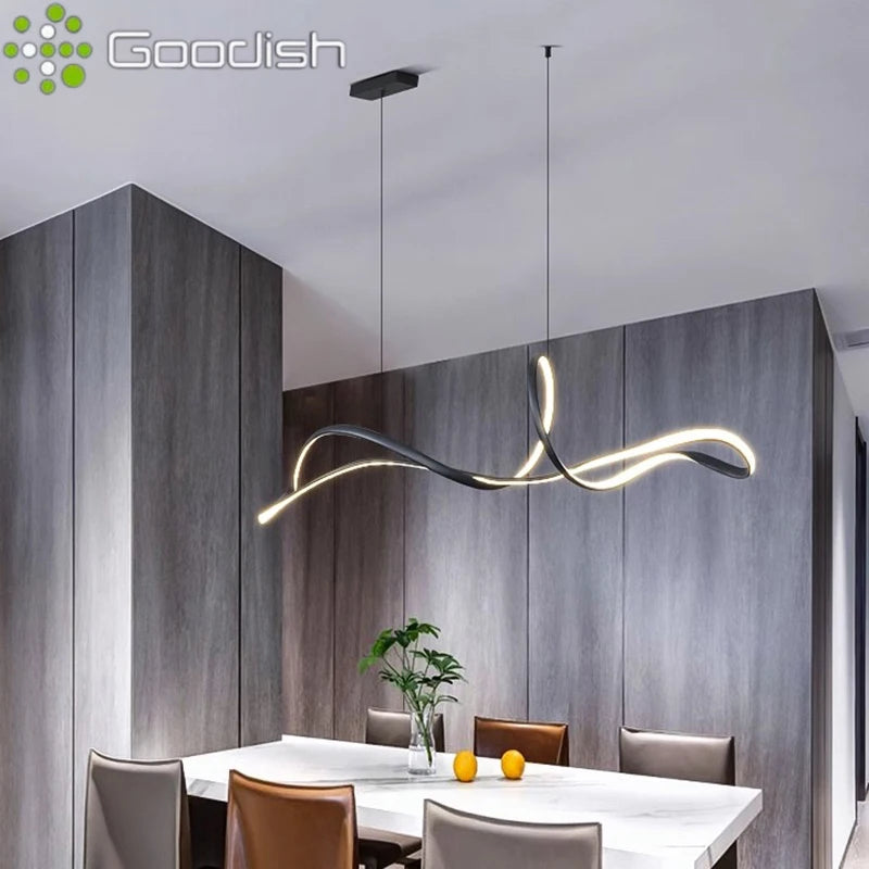Modern 150cm LED Ring Light - Adjustable Dimmable Pendant for Creators Tidesmit