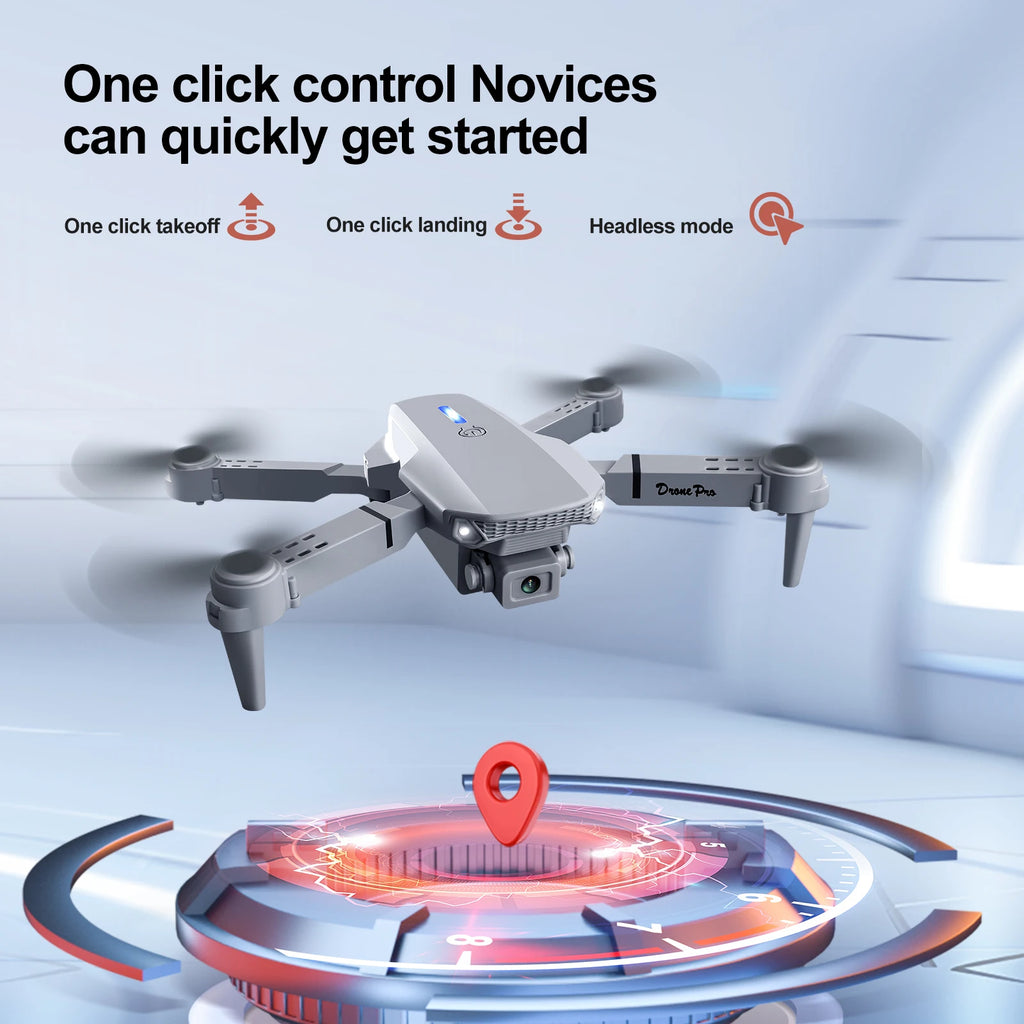 4K Camera Drone Foldable Quadcopter - Beginner-Friendly Tech Tidesmit